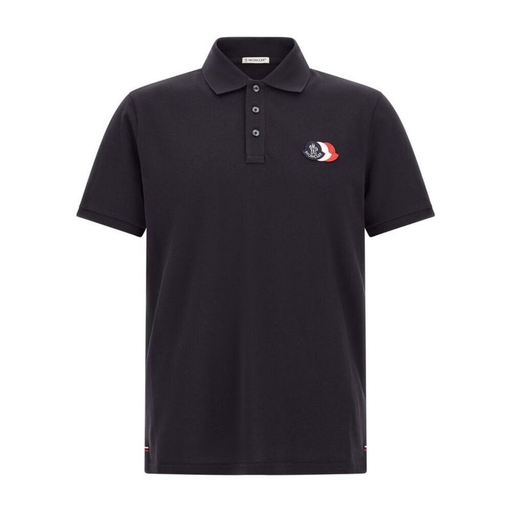 Moncler Men Triple Logo Polo Shirt